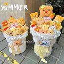 黄油小熊成品卡通玩偶公仔花束可爱少女心生日礼物女送闺蜜男女友