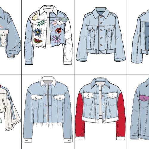 包月【服装设计外包】AI/CDR/服装效果图代画/款式开发/服装设计