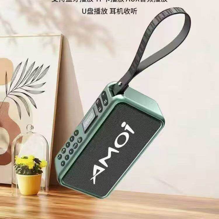 夏新D02双卡音响便携式户外音箱大音量低音炮插卡U盘播放器插耳机