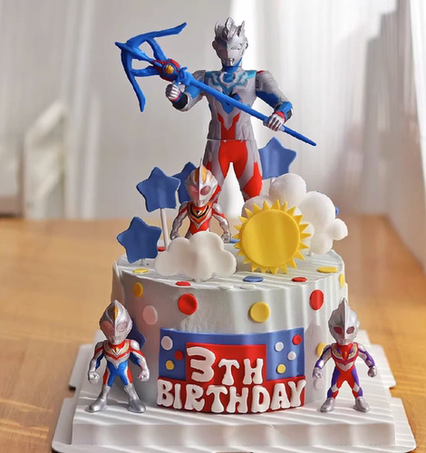 赛罗奥特曼蛋糕摆件迪迦奥特曼