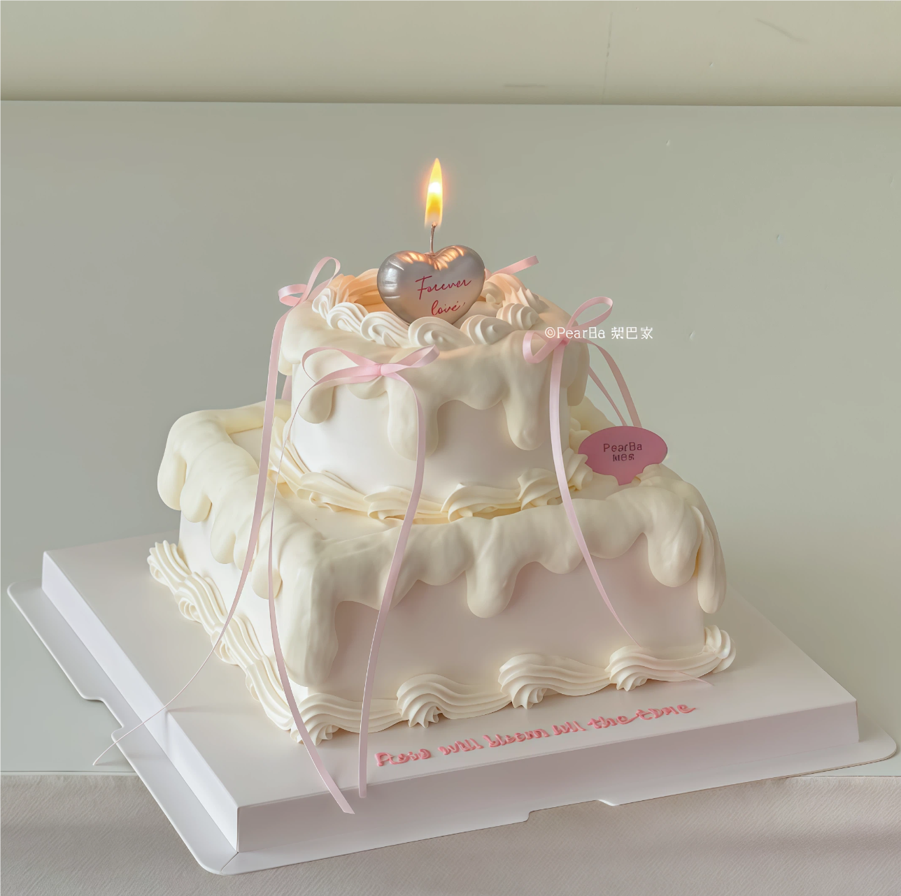 214情人节银色气球爱心蜡烛蛋糕装饰摆件粉色蝴蝶结丝带告白插件,节庆用品/礼品,节日装扮用品,淘宝优惠券,粉丝福利购,淘宝优惠卷