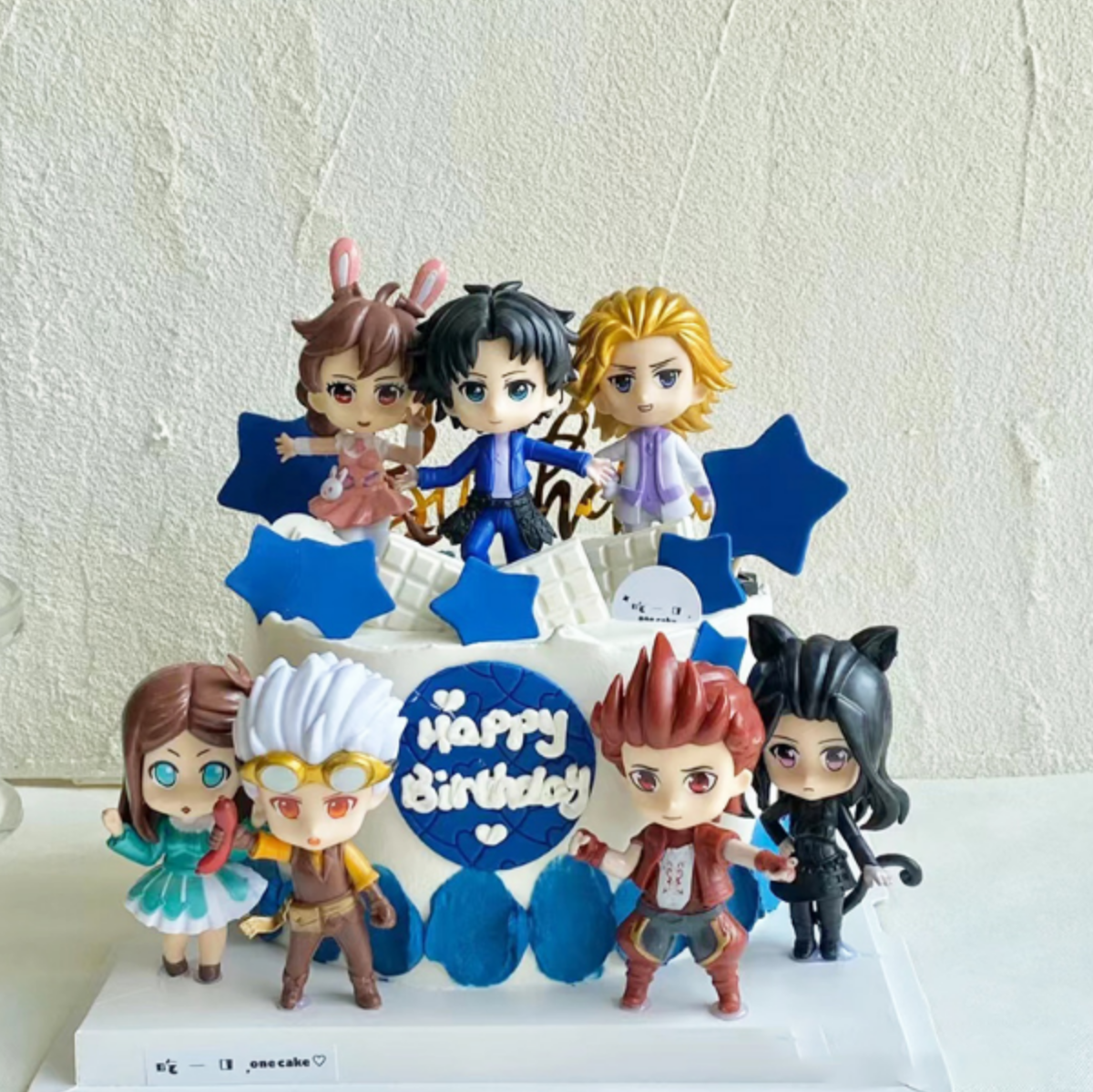 斗罗大陆蛋糕装饰摆件唐三小舞史莱克儿七怪动漫卡通原神手办跨境