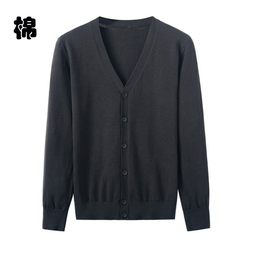 纯棉针织开衫男薄外套全棉宽松线衣棉线春秋无口袋上衣大码毛衣,男装,针织衫/毛衣,淘宝优惠券,粉丝福利购,淘宝优惠卷