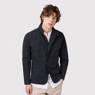 秋冬薄款立领棉衣 防风防水保暖夹克 3M新雪丽户外休闲棉服