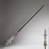 黑神话悟空金箍棒杨戬三尖两刃枪全金属摆件一比一cos武器未开刃