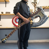 魔兽怀旧部落地狱咆哮血吼战斧1比1全金属武器游戏模型道具未开刃