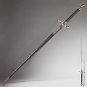 包邮 权力 游戏刀剑艾莉亚武器缝衣针剑冰与火之歌全金属剑 未开刃