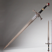 权力 游戏龙之家族征服者伊耿国王配件黑火剑黑暗姐妹武器未开刃