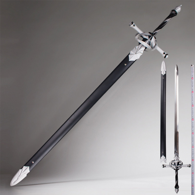 fate/grand order 圣女贞德全金属佩剑命运之夜武器cos道具未开刃