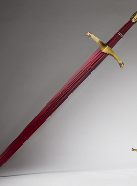 影视道具周边权力的游戏武器红色守誓剑冰与火之歌詹姆配剑未开刃