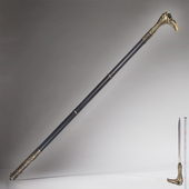 刺客信条6枭雄辛迪加拐杖剑手杖剑袖 剑COS武器游戏道具模型未开刃