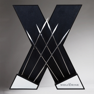 金刚狼爪子cos狼叔道具塑料摆件X战警影视玩具礼品可佩戴武器模型