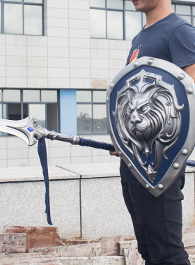 魔界暴风城士兵盾器道具枪武器