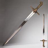 权力 游戏布蕾妮詹姆全金属西洋守誓剑冰与火之歌武器道具未开刃