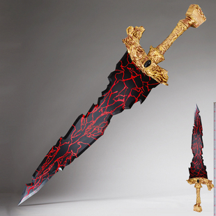 艾尔登法环黑剑1比1金属玛利喀斯老头环游戏COS武器道具未开刃