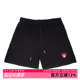 黑喵像素 潮流外穿运动休闲通勤纯棉宽松五分裤 男女情侣短裤 夏季
