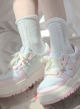 【现货】永恒之星/原创夏季休闲女鞋学生百搭可爱板鞋lo跑