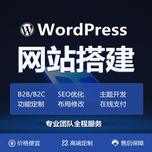 外贸官网独立站网站搭建 WordPress外贸独立站开发B2c商城建设