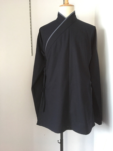 【酱君】原创汉服交领短打长袖上衣棉麻日常春秋款汉民族服饰右衽