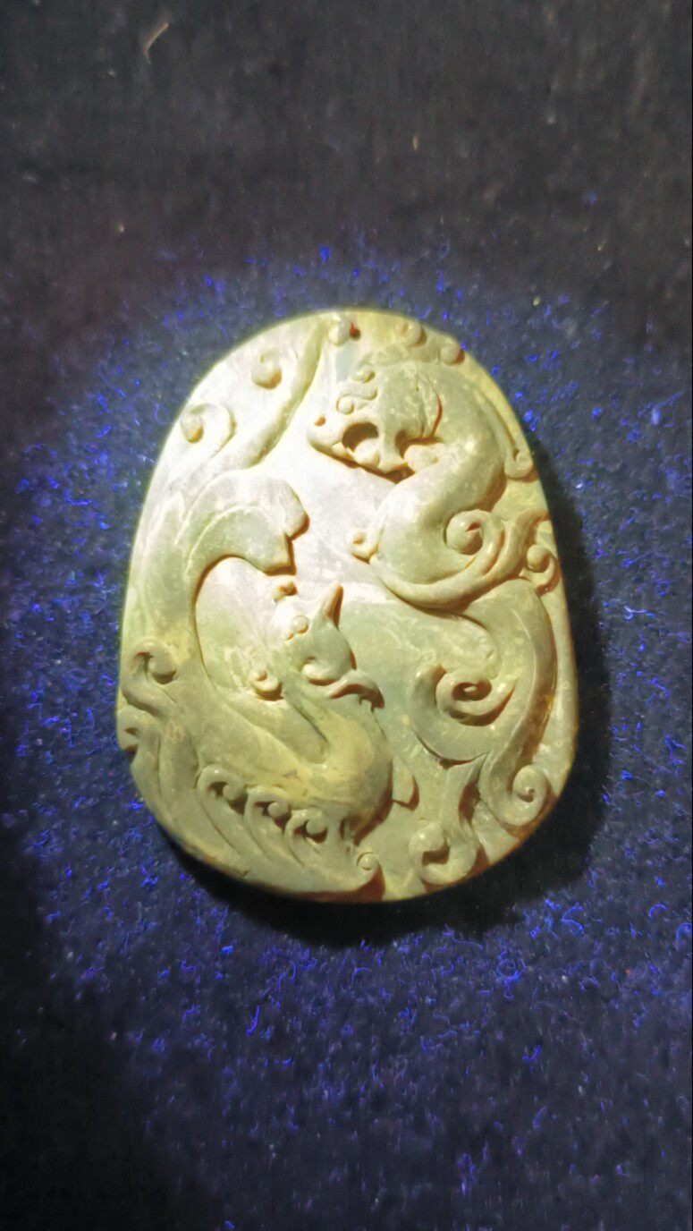 天然缅甸琥珀蜜蜡根珀根蜜溶洞蜜15.4克血根龙凤牌吊坠带证书包邮