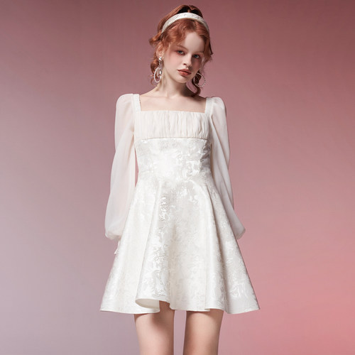 商场同款秋季长袖连衣裙