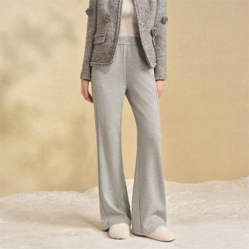 千金银狐绒暖暖裤针织休闲长裤