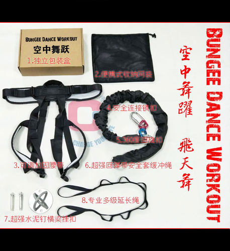 现货 Bungee Dance Workout空中弹力带舞蹈 瑜伽普拉提舞跃飞天舞