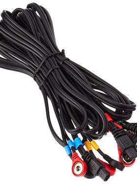 配件：COMPEX FIT1.0 FIT3.0 SP2.0 SP4.0 有线版电极通道线 数据