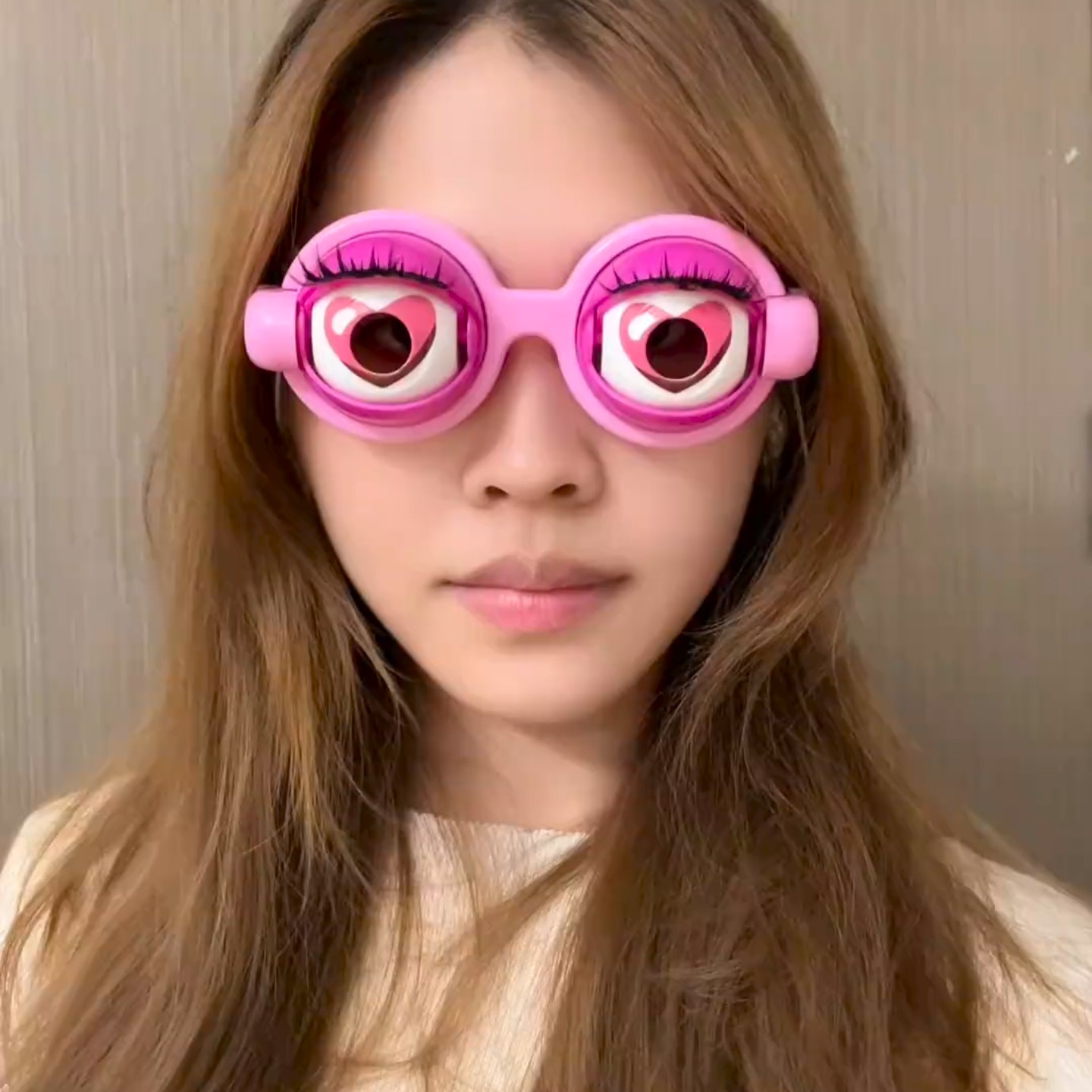 眨眼睛搞怪玩具新奇创意搞笑眼镜儿童玩具整蛊朋友恶搞卡通派对