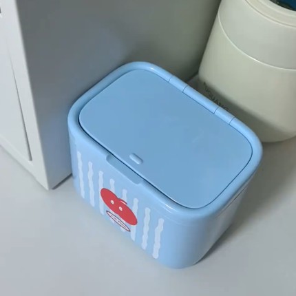 头绳桌面收纳盒自主设计自动升降免打孔棉签卸妆棉化妆棉头饰牙线