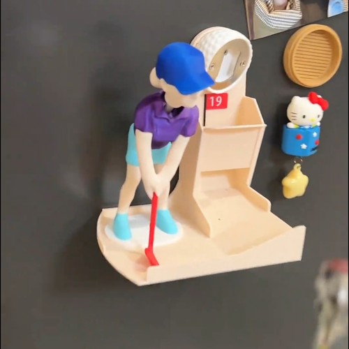 3D打印高尔夫啤酒开瓶器送礼