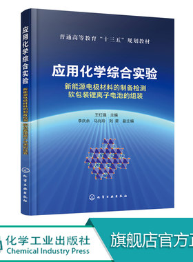 应用化学综合实验 新能源电j材料的制备检测 软包装锂离子电池的组装 应用化学专业电化学材料 新能源材料等综合实验教材教材书籍