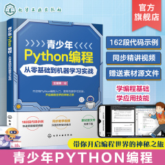 青少年Python编程 从零基础到机器学习实战 王锴男 Python基础语法和机器学习 Python编程零基础入门 中小学生Python相关课程教材