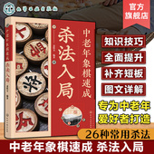 象棋技巧提升 中老年象棋速成 大字图文象棋步骤详解 中老年象棋爱好者象棋速成教程书籍 中老年象棋入门技巧提升速成书 杀法入局