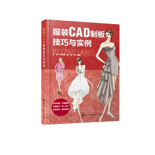 服装CAD制板技巧与实例 王健 王京菊 谭融 服装CAD制板教程结构设计技法与制作书籍从入门到精通 CAD软件工具应用 CAD打板专业知识