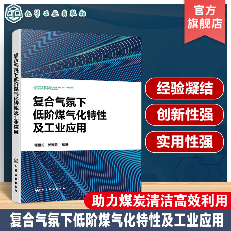 复合气氛下低阶煤气化特性及工业应用 H2O O2 CO2复合气氛下协同作用宏观特征 作用方向 煤化工领域反应器开发技术人员参考书籍