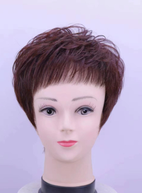 免打理女士假发生活短发超薄假发风格超轻假发 科技记忆发 还原丝