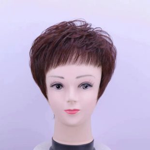 免打理女士假发生活短发超薄假发风格超轻假发 科技记忆发 还原丝