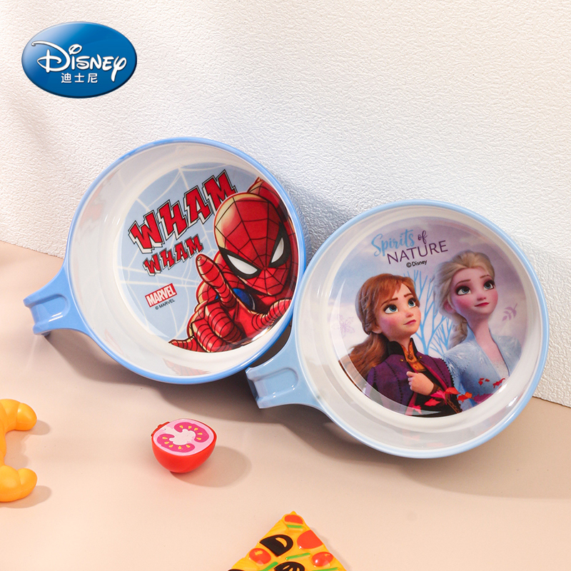 迪士尼密胺材质儿童单柄碗