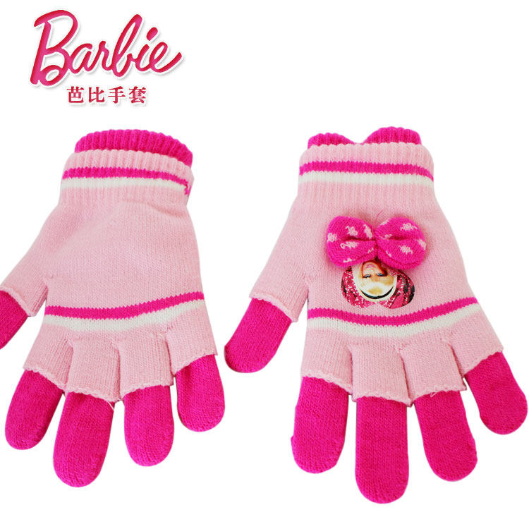 Gants pour fille BARBIE en de laine - Ref 2150169 Image 4