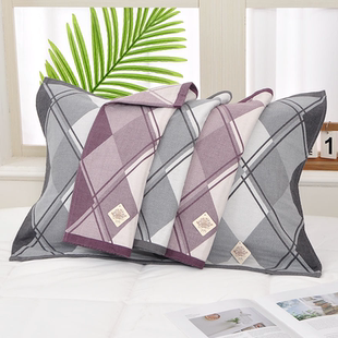 金号新款加厚 不掉毛纯棉耐脏吸水单人枕巾 50*80厘米 2条价