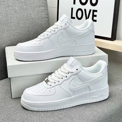 莆田官网正品aj男鞋空军一号纯白小白鞋af1低帮休闲板鞋运动女鞋