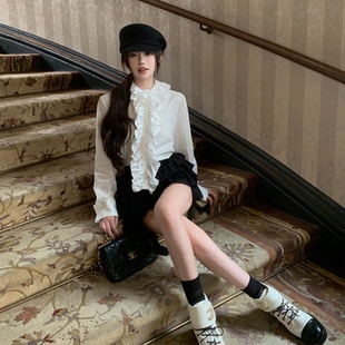 细节衬衫 洛可可公主泡泡灯笼袖 蕾丝蛋糕半裙 BOUTIQUE 张林超LIN