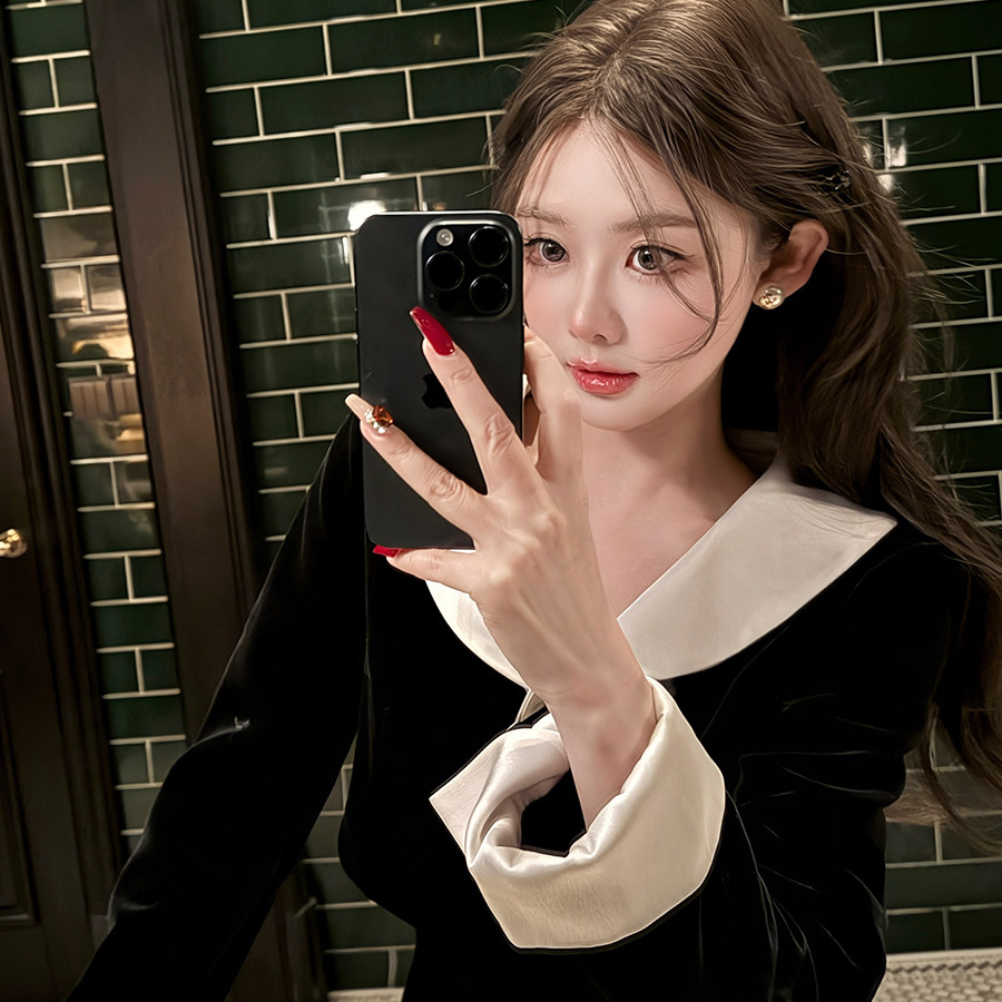 张林超LIN BOUTIQUE 千金名媛风轻奢气质套装两件套黑色外套+半裙