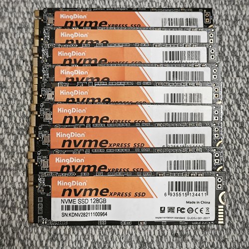 适用于KingDian 128G固态硬盘M.2 NVMe协议PCIE 2280台式笔记本