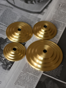 书房古董陶瓷台灯多层瓶口盖黄铜圆盘圆盖灯具摆件组装维修蜡台