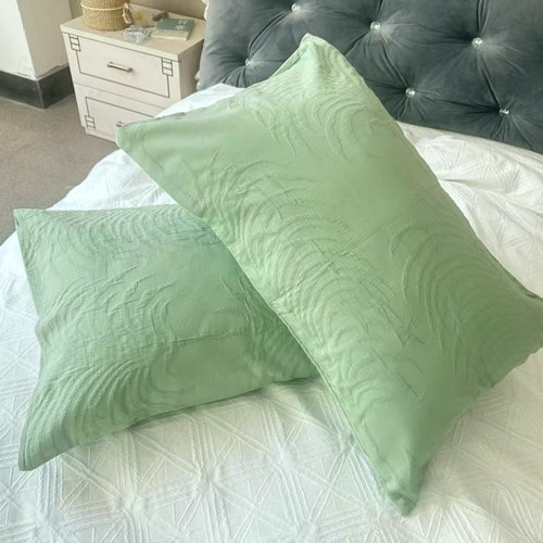 外贸原单全棉加厚提花枕套厚实