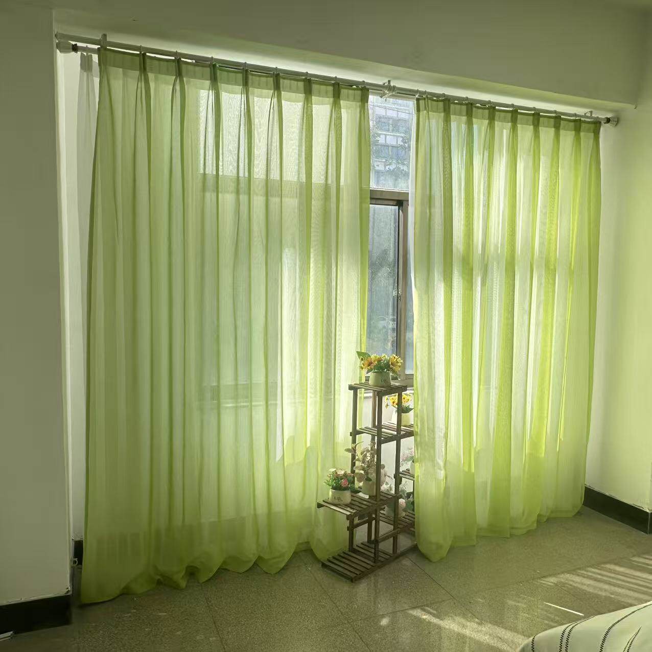 复古麻纱梦幻质感透光滤光纱帘装饰纱客厅凉亭飘窗婚庆拍照背景纱