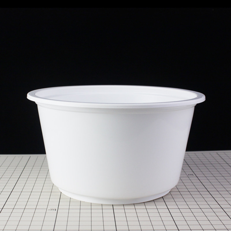 红军伟业hj-515圆碗300套/箱一次性外卖塑料圆形餐盒