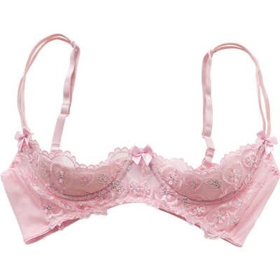 纯欲带钢圈防下垂性感上托文胸